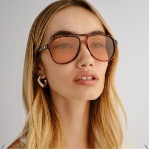 Le Specs Tragic Magic Toffee Tort Sunglasses